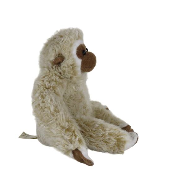 WWF Monkey Plush Toy Cream Brown Eco-Friendly Stuffed Animal 1986 Vintage - Picture 2 of 16